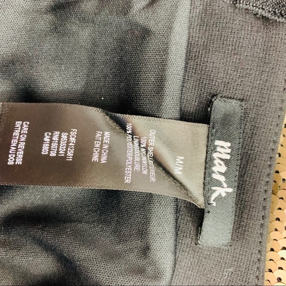 Mark / Gold Green Sequin Skirt - Picture 8 of 8